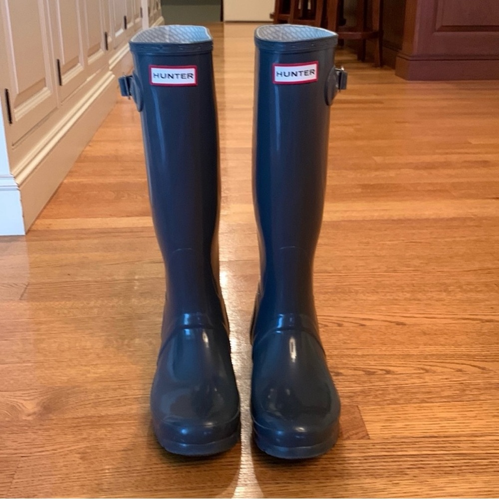 Hunter Classic Gray Rain Boots